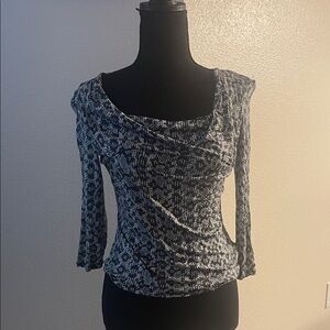 Michael Kors Monochrome Knit Blouse